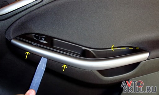 Как снять обшивку с передней двери Форд Фокус 3