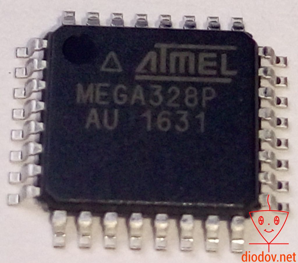 Микроконтроллер ATmega328P в TQFP корпусе