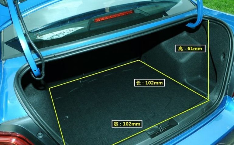 Размер багажника Шевроле Авео