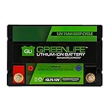 GreenLiFE Battery GL75-75AH 12V Lithium Ion Battery Group 24