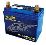 Soundquest SQB2000 Power Battery AGM Design High-Performance Energy Cell with Removable Brass Posts