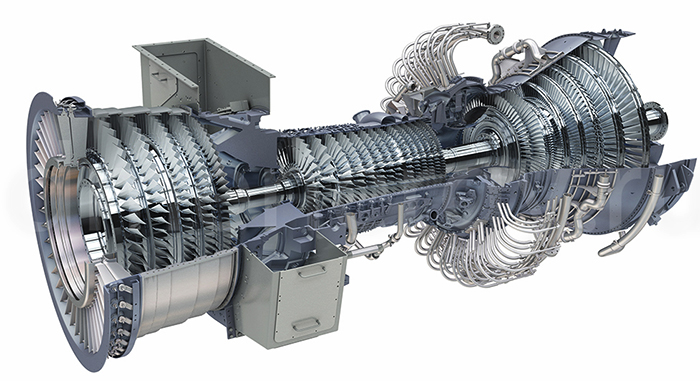 Газовая турбина в разрезе