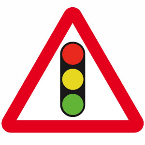 Traffic signals sign